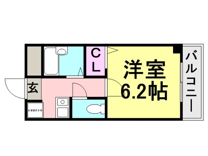 アーク大島301の間取り