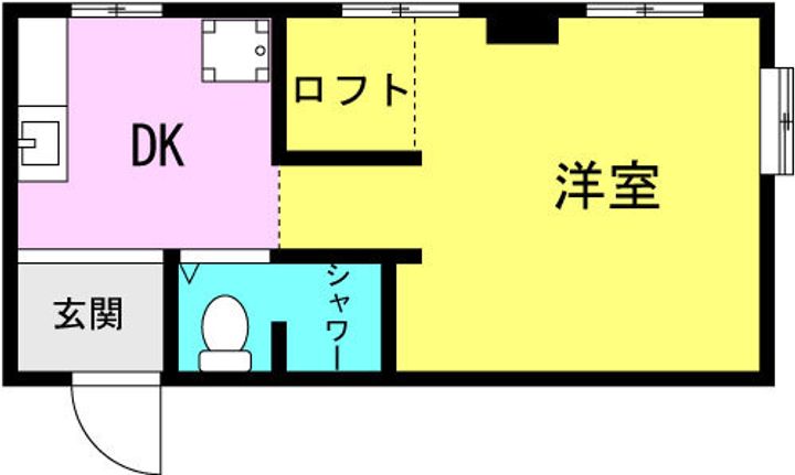 リヨンドハイツ304の間取り