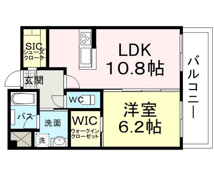 アミコート塚口102の間取り