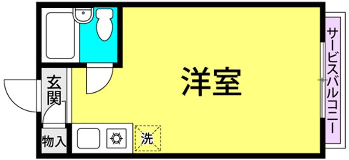 ライズワン阪急園田202の間取り