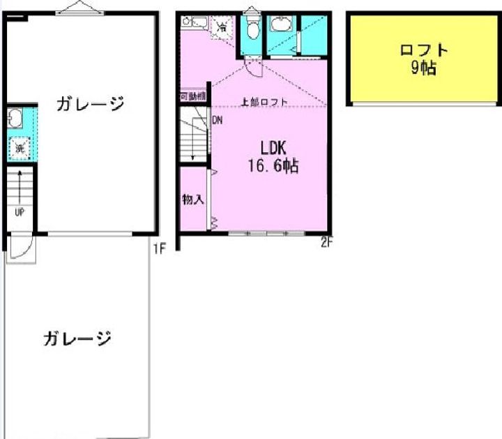 GARAGEHUB尼崎(ガレージハブ尼崎)の間取り