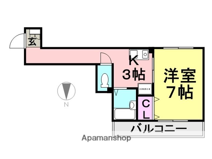 シエテ神田北マンションの間取り