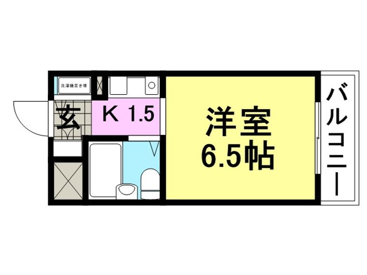ジョイフル南塚口2号館の間取り