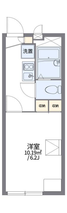 レオパレス清山203の間取り