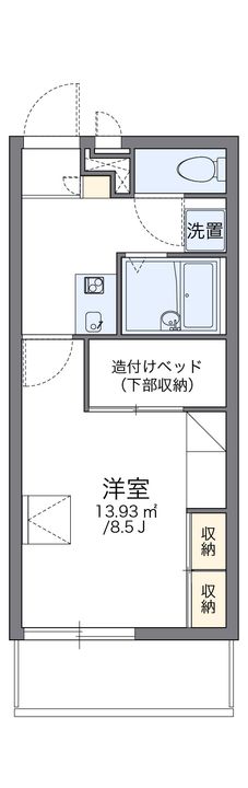 レオパレスLAHAINA204の間取り