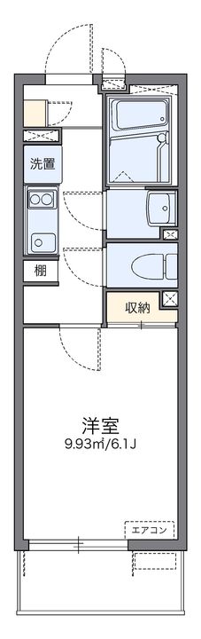 レオネクストメゾン シエル402の間取り