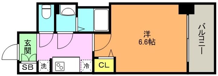 プレサンス THE 神戸0516の間取り