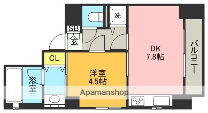 三宮シティタワーの間取り