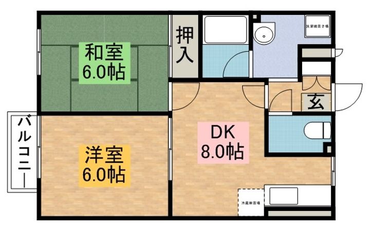 ソレアード・プラーサの間取り