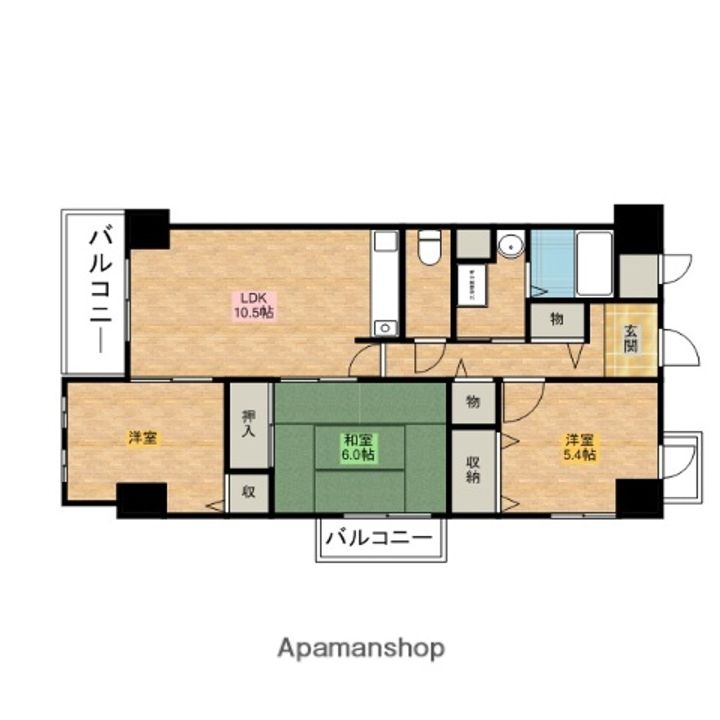 アルタイル中上の間取り