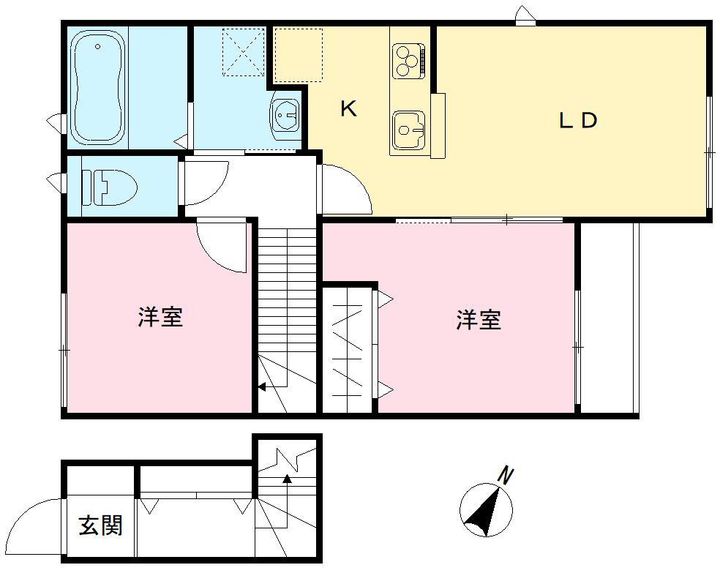 アコード203号室の間取り