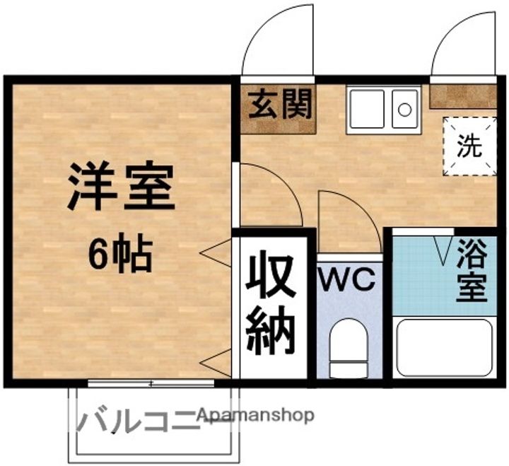 シェーンハイムオカバの間取り