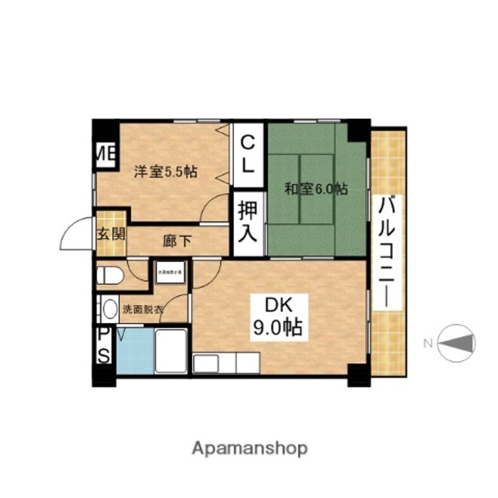 エスペランサ園田の間取り