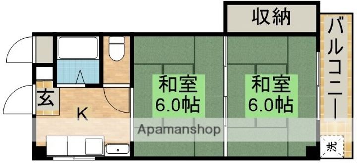 ウィズ園田の間取り