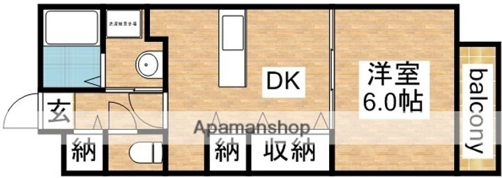 兵庫県小野市片山町の賃貸アパートの間取り