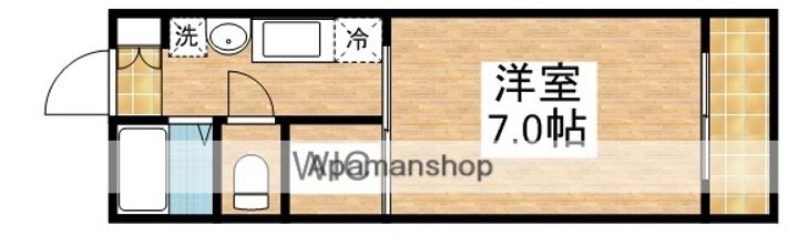 FLAT大村Ⅱ103.の間取り