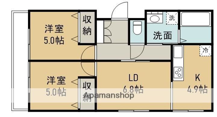 バローレ加佐の間取り