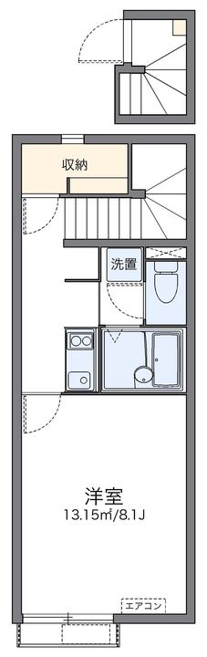 レオネクストMAKI208の間取り