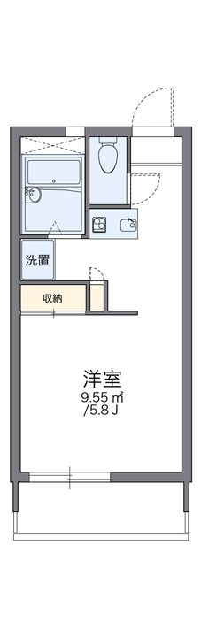 レオパレスL’ARC Y’S211の間取り