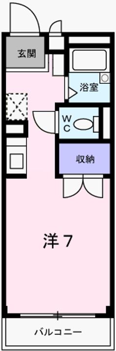 サンフレッチェ南条Aの間取り