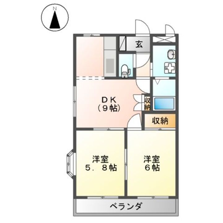 エクセルコートの間取り