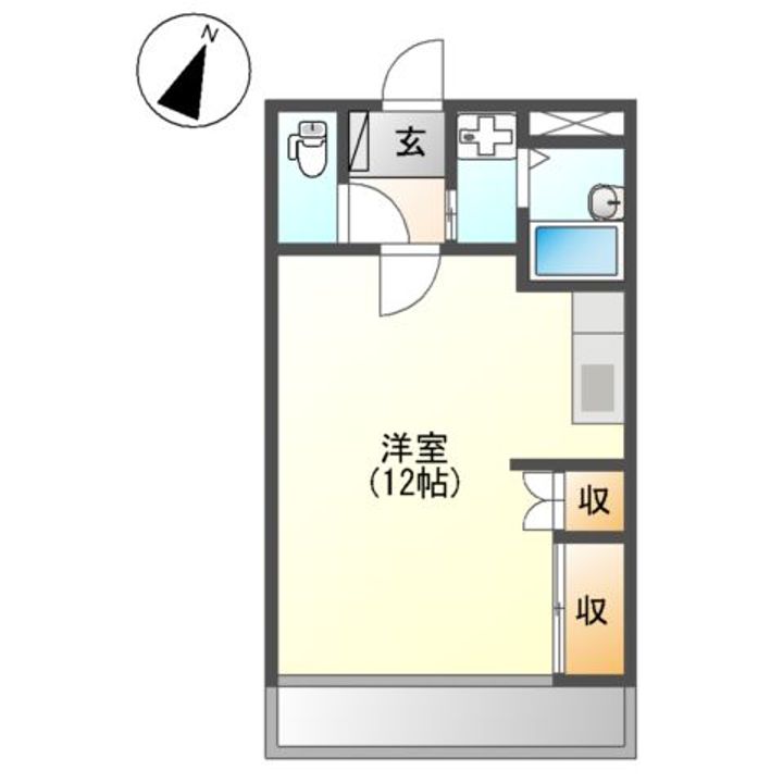 ひまわりハイツ103の間取り