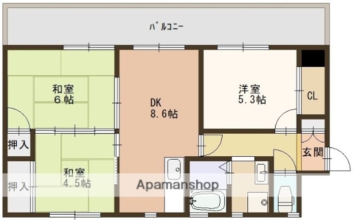 レスポールの間取り