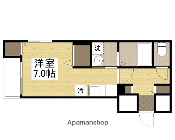 CLAIR市役所前201の間取り