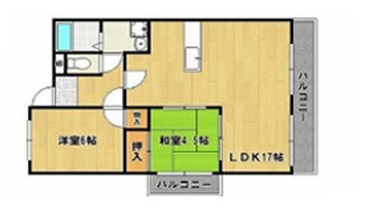 ルークレジデンス姫路Ⅱ306の間取り