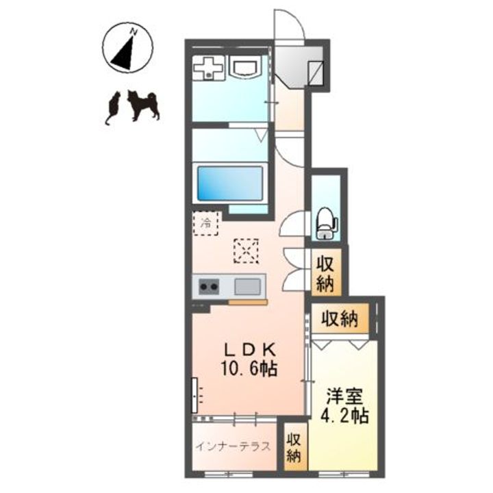 メゾンモンレーヴの間取り