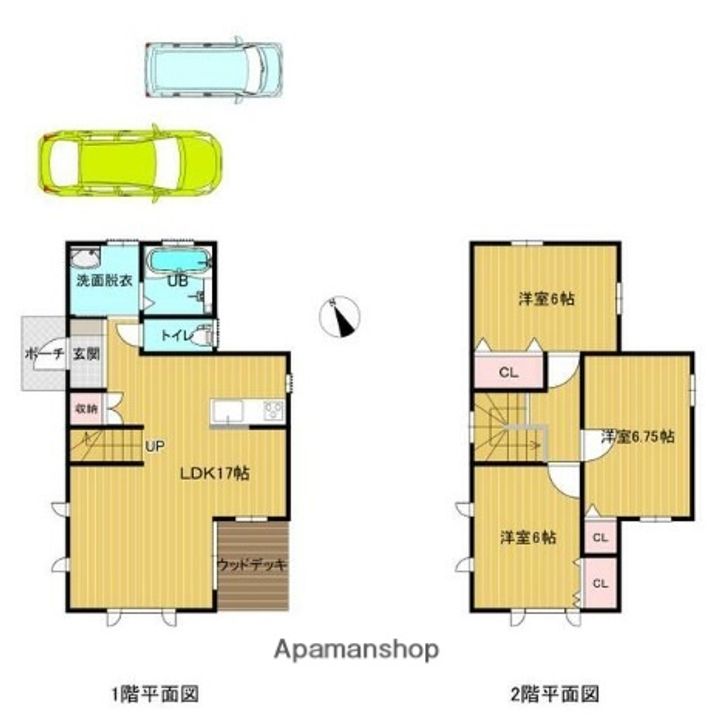 兵庫県姫路市御立中5丁目(一戸建)の賃貸物件戸建ての間取り