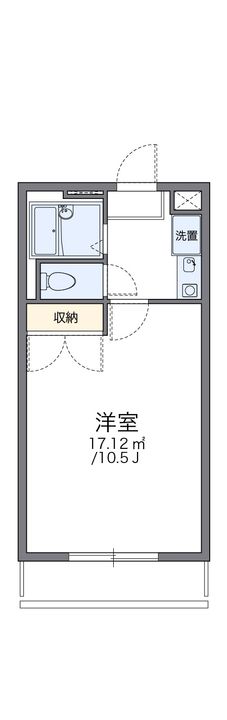 レオパレストゥジュール108の間取り