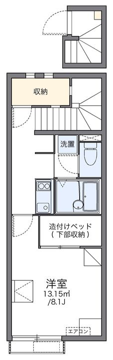レオネクストクレールシエル210の間取り