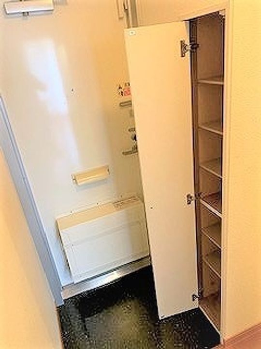 レオパレスくらのまち206の玄関