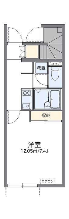 レオネクスト太陽 今在家102の間取り