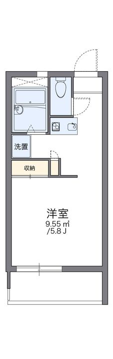 レオパレスL’ARC Y’S212の間取り