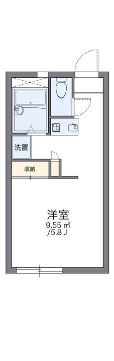 レオパレスL’ARC Y’S110の間取り