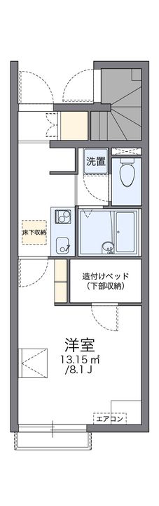レオネクストカーザナターレ105の間取り