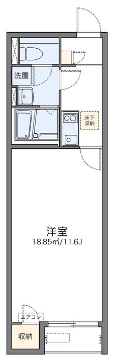 レオネクストウイングB102の間取り