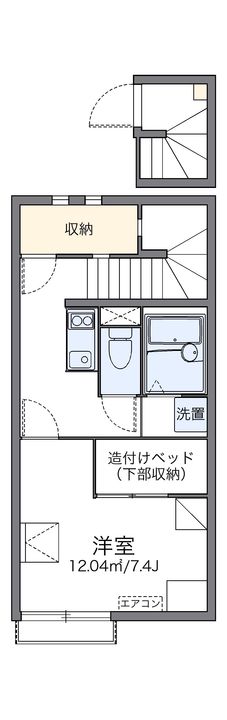 レオネクストASUKA208の間取り