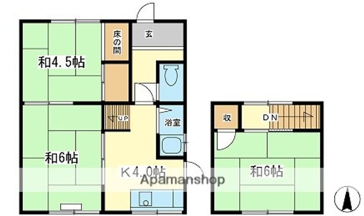 兵庫県姫路市青山北2丁目(一戸建)の賃貸物件戸建ての間取り