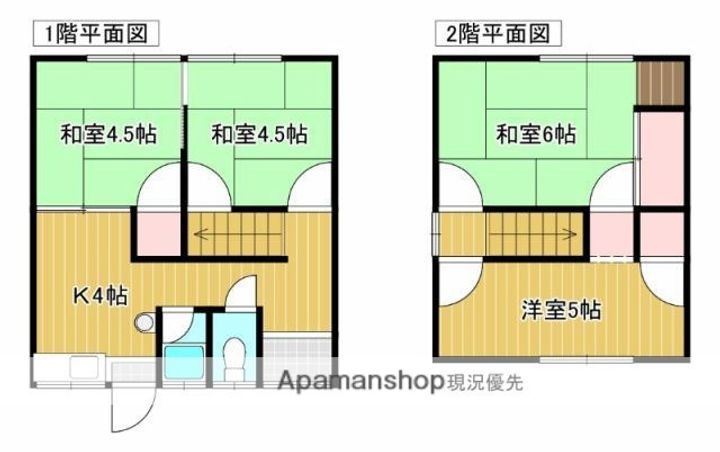 兵庫県姫路市野里(一戸建)の賃貸物件戸建ての間取り