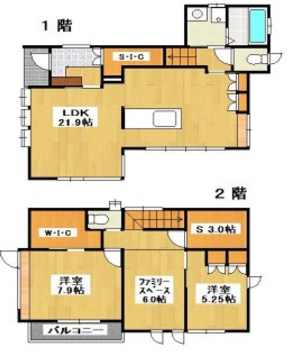 兵庫県姫路市香寺町溝口(一戸建)の賃貸物件戸建ての間取り