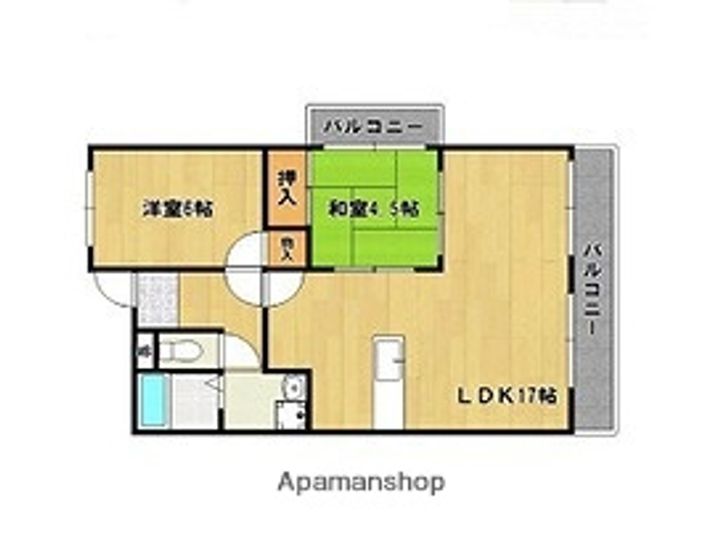 ルークレジデンス姫路Ⅱ602の間取り
