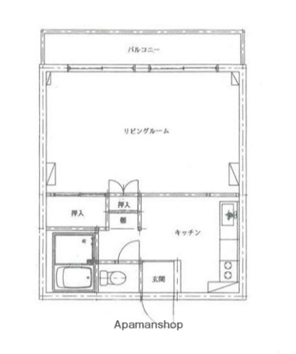 コーポ武本301の間取り