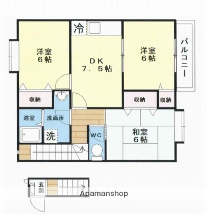 アビタシオンMYの間取り