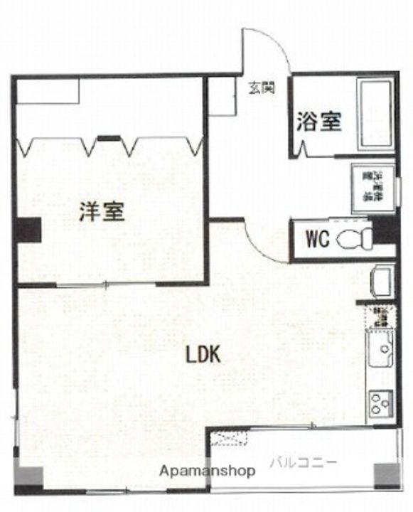 兵庫県姫路市平野町の賃貸マンション604の間取り