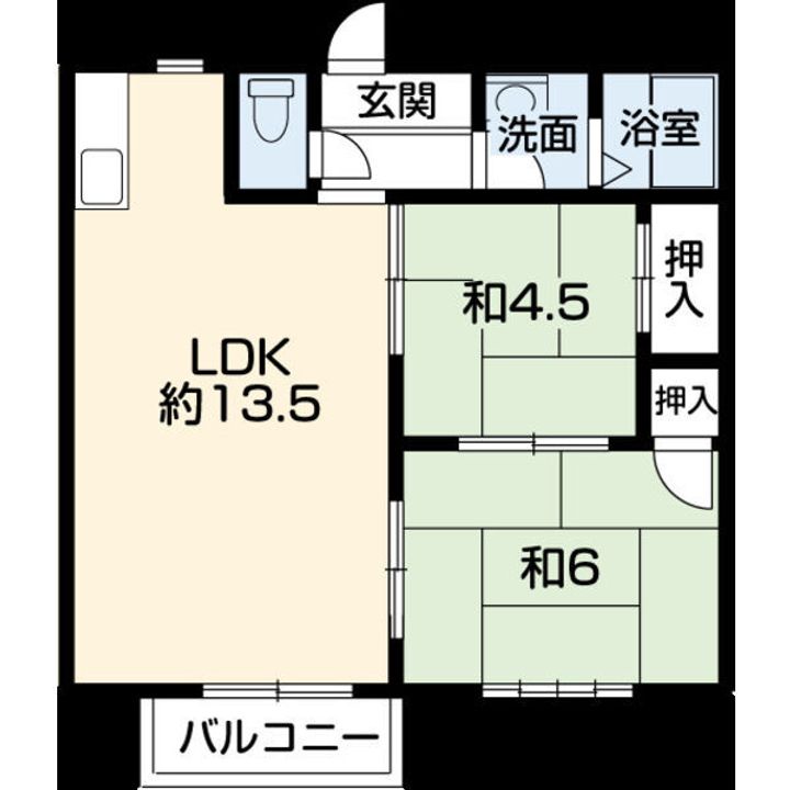 VANROCK勝原駅前の間取り