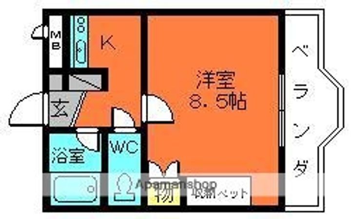 グレースビュー壱番館の間取り