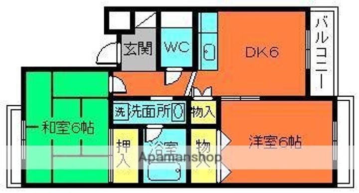 サンモールパートⅡの間取り